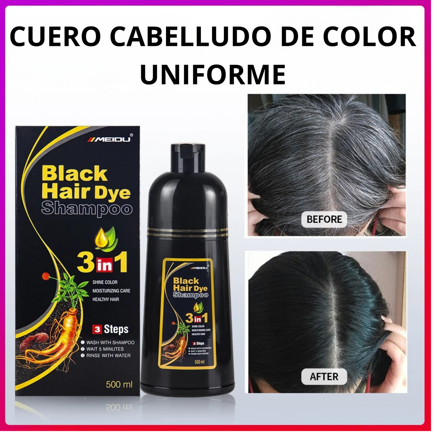 SHAMPOO TINTE PARA CABELLO